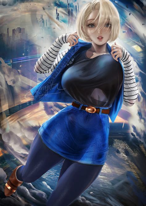 android 18 world of fanart
